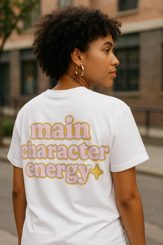 T-Shirt unisexe «Main character energy»