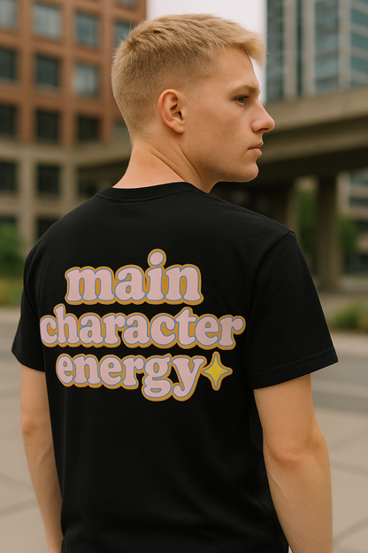 T-Shirt unisexe «Main character energy»