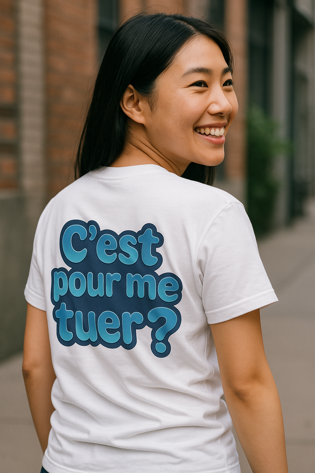 T-Shirt unisexe «C'est pour me tuer?»