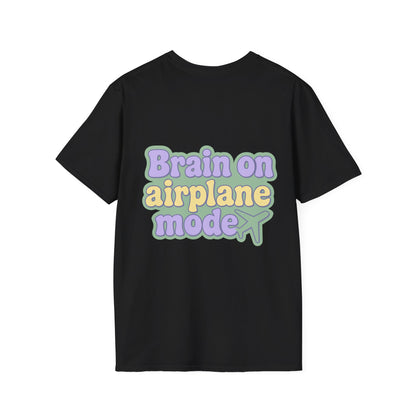 T-Shirt unisexe «Brain on airplane mode»